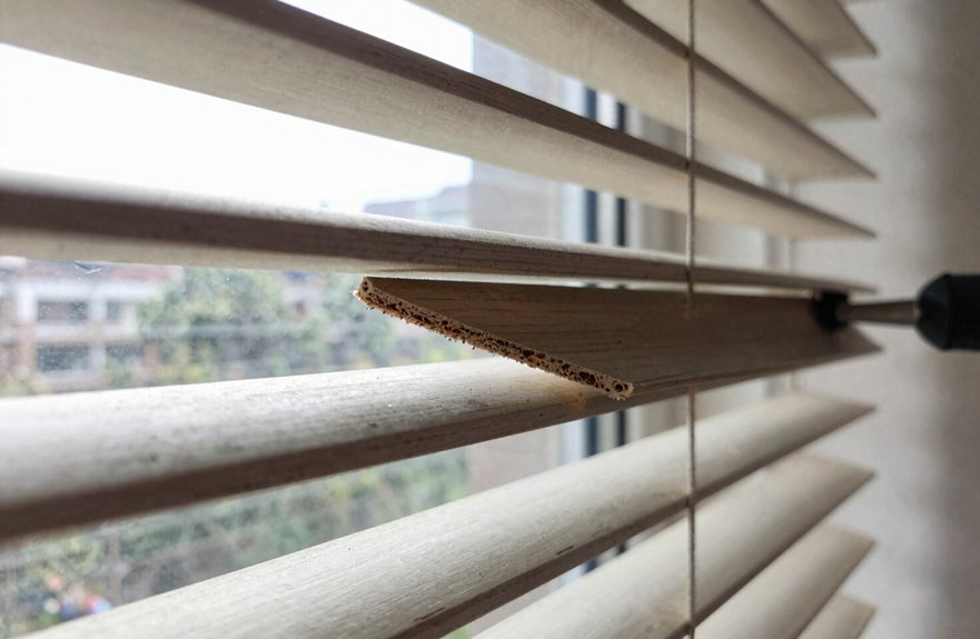 5 Steps to Fix Blinds That Won't Go Up 5 warped slats frame obstructions addressed