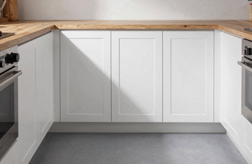 10 Best Cabinet Colors That Pair Perfectly With Grey Floors 3 white cabinets complement grey floors