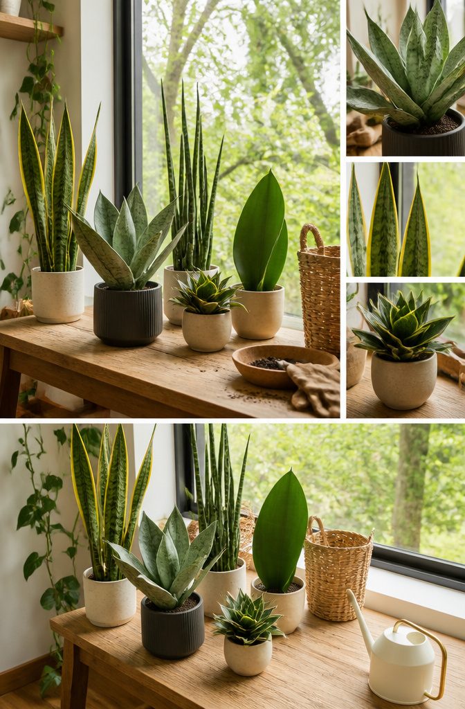 How to Care for a Snake Plant Indoors: 7 Practical Steps 12 Snake plant cultivars with different leaf shapes and colors